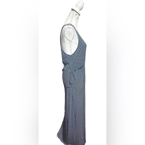 J. Crew Striped Maxi Dress with Tie Waist - Picture 4 of 6
